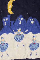 Vintage Nutcracker Ballet Ugly Christmas Cardigans (1990s)