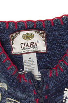 Vintage Tiara Ugly Christmas Cardigans (2000s)