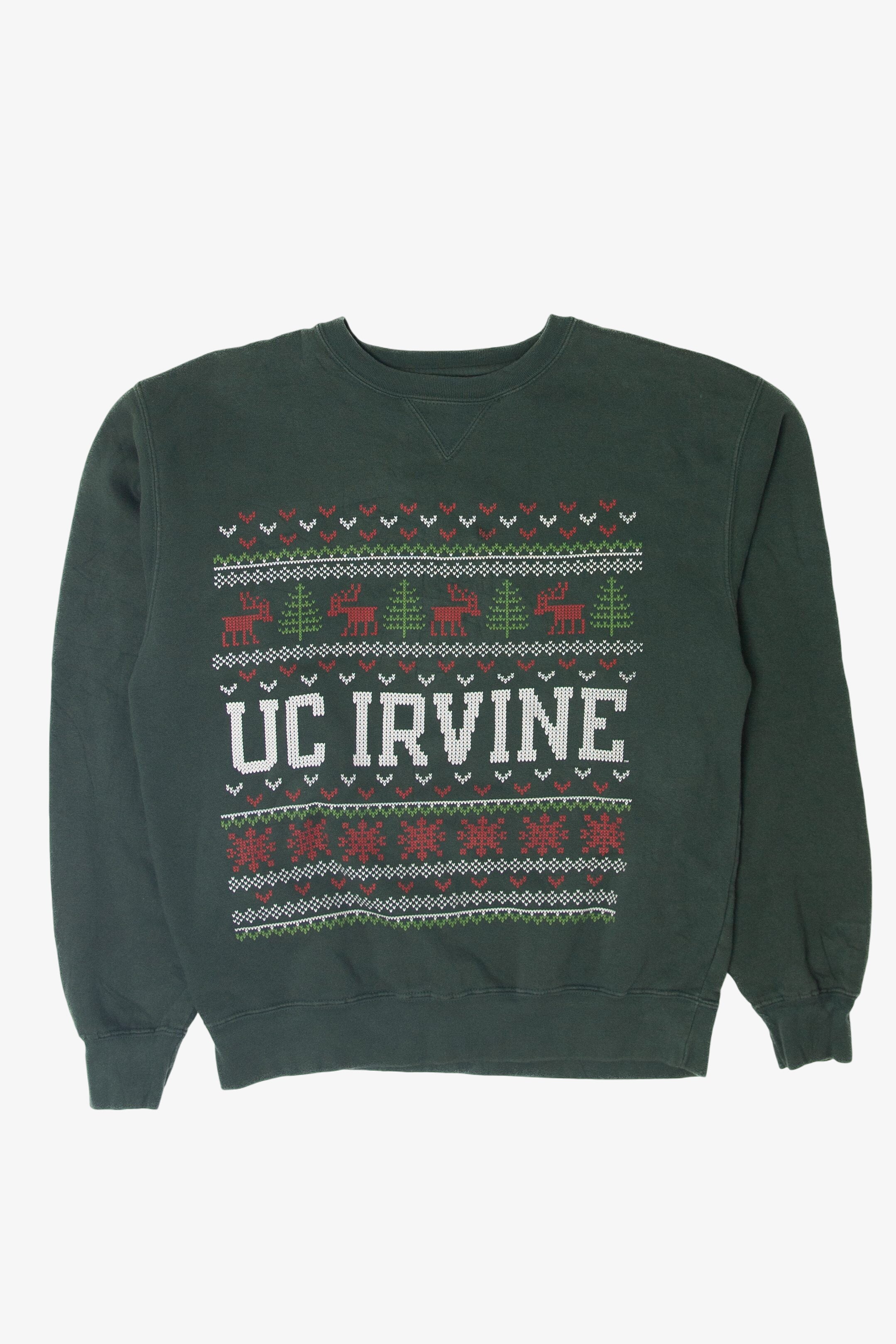 Vintage UC Irvine Ugly Christmas Sweatshirts (2010s)