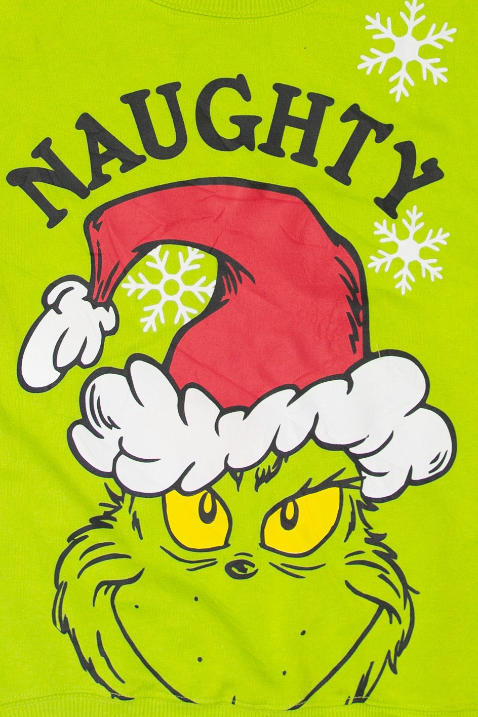 Modern Grinch "Naughty" Ugly Christmas Sweatshirts (2020s)