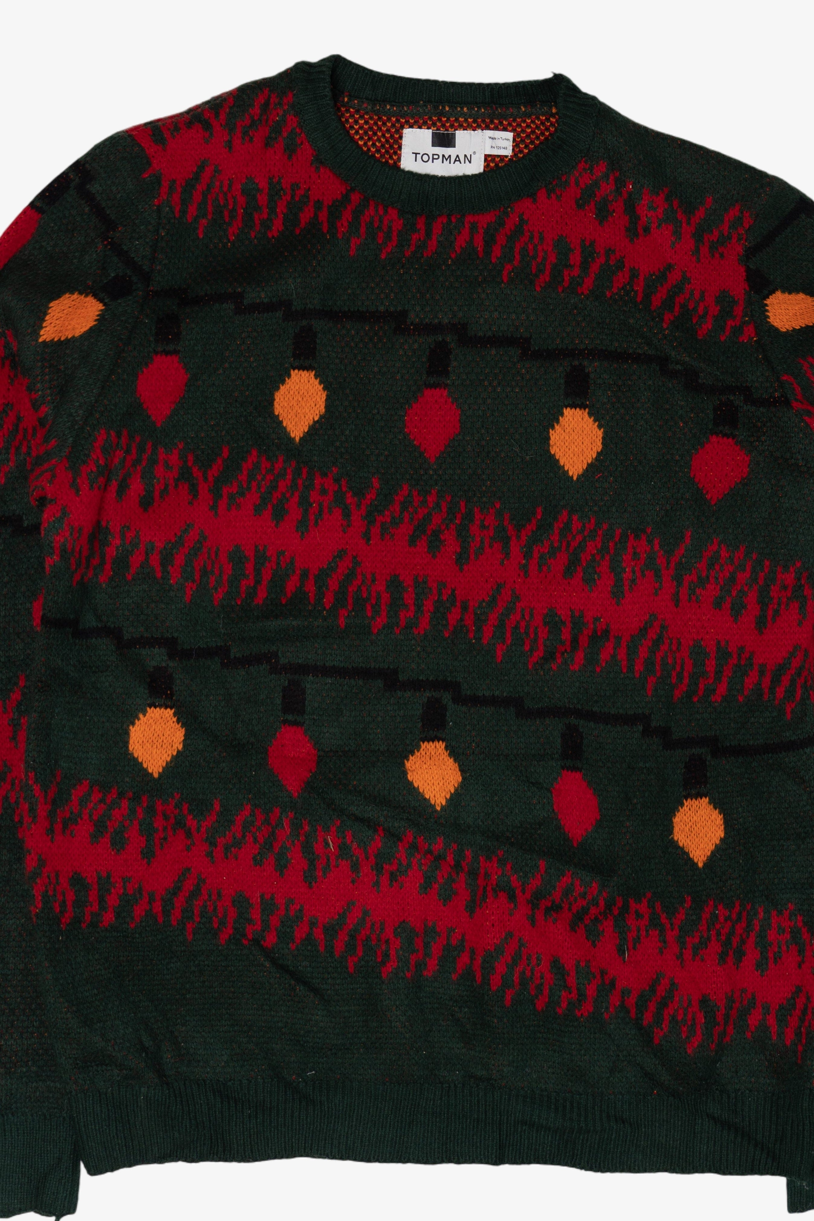 Vintage Christmas Lights Ugly Christmas Pullovers (2010s)