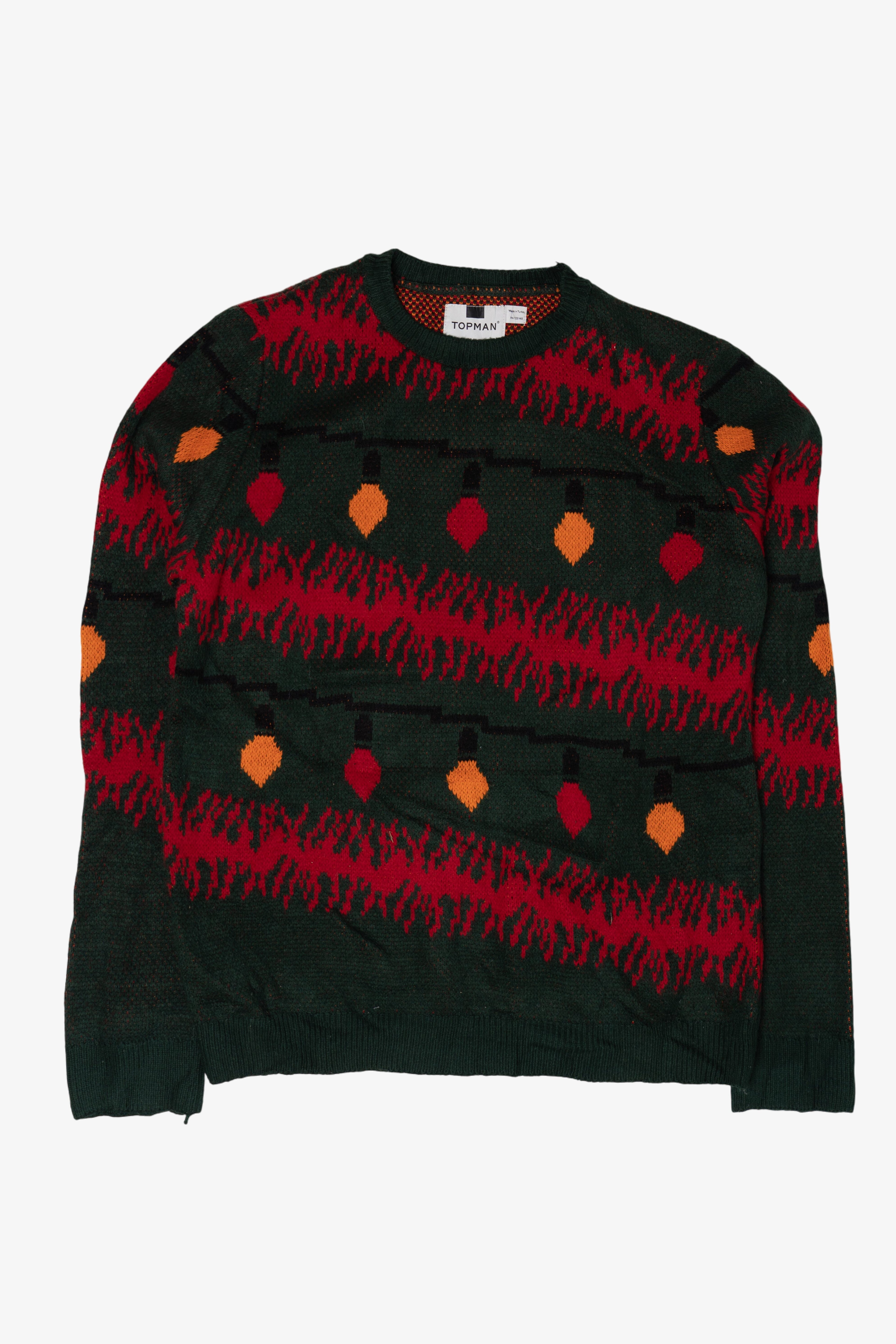 Vintage Christmas Lights Ugly Christmas Pullovers (2010s)