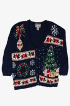 Vintage Heirloom Collectible Ugly Christmas Cardigans (1990s)