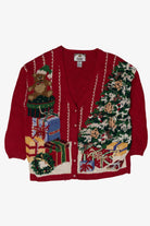 Vintage Tiara Ugly Christmas Cardigans (1990s)