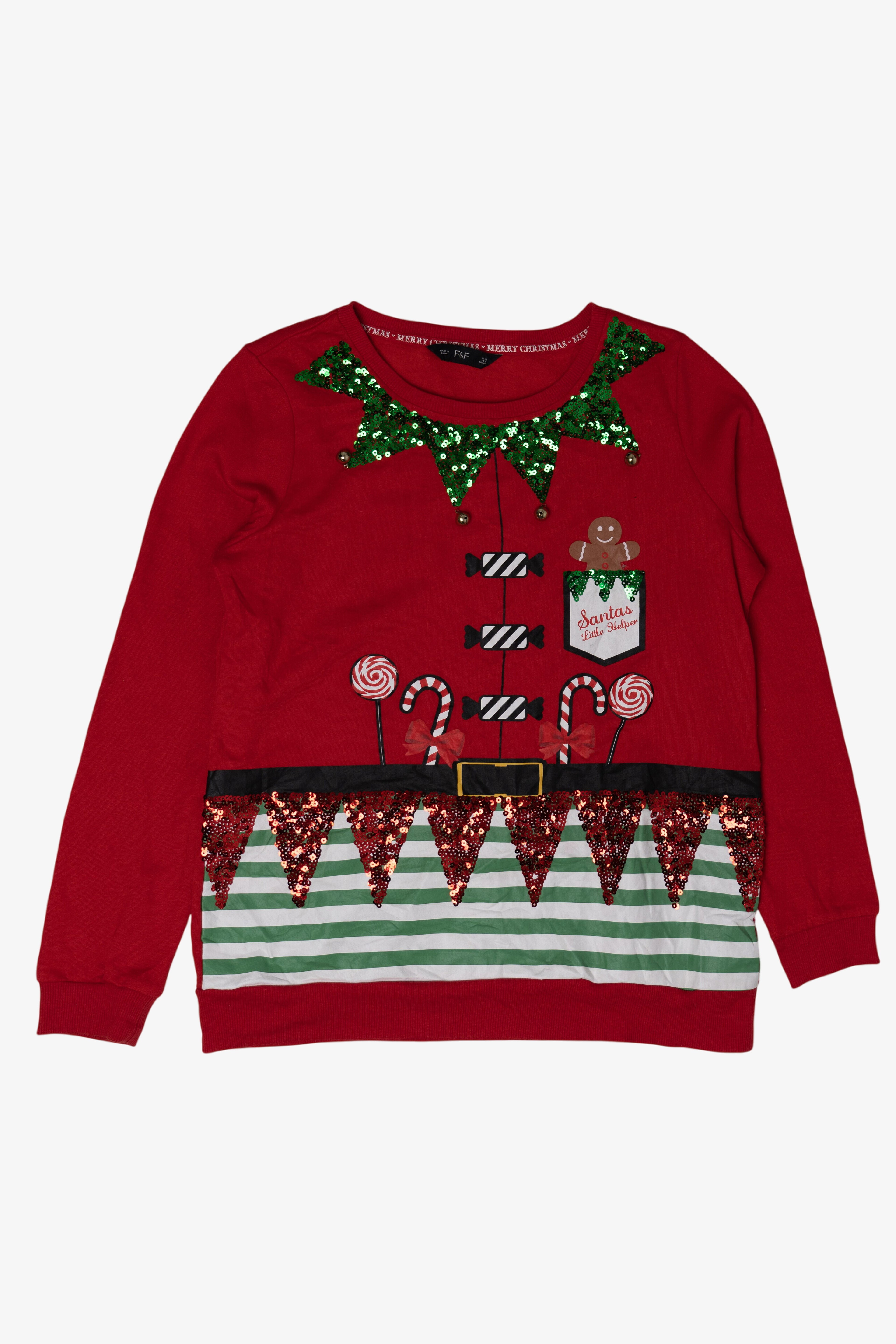 Vintage Elf Shirt Ugly Christmas Sweaters (2010s)