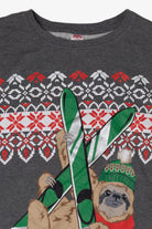 Modern Sloth On Ski Ugly Christmas Sweatshirts (2010s)