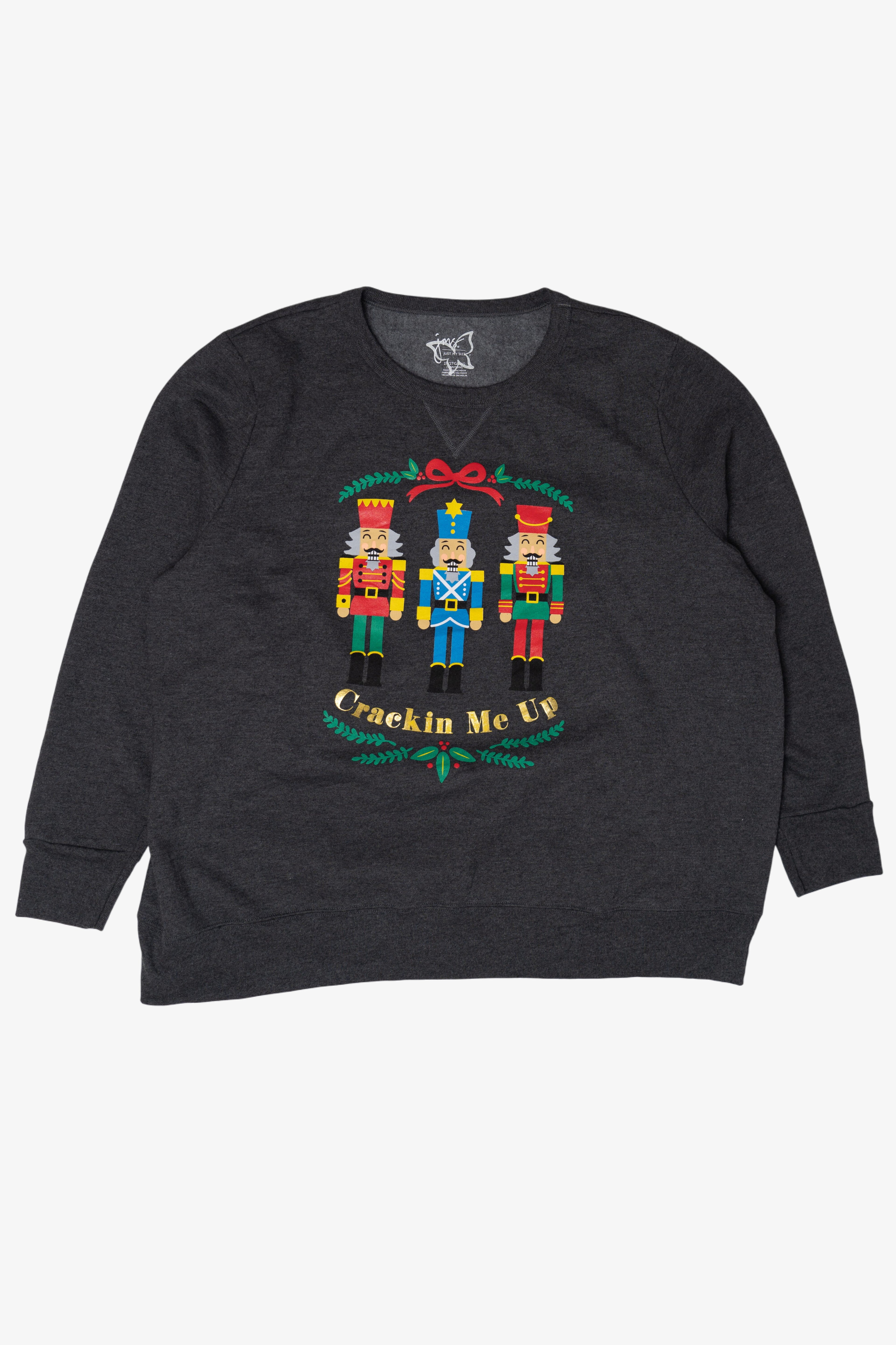 Modern "Crackin Me Up" Ugly Christmas Sweatshirts (2010s)