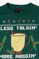Modern "Less Talkin' More Noggin'" Ugly Christmas Sweatshirts (2010s)