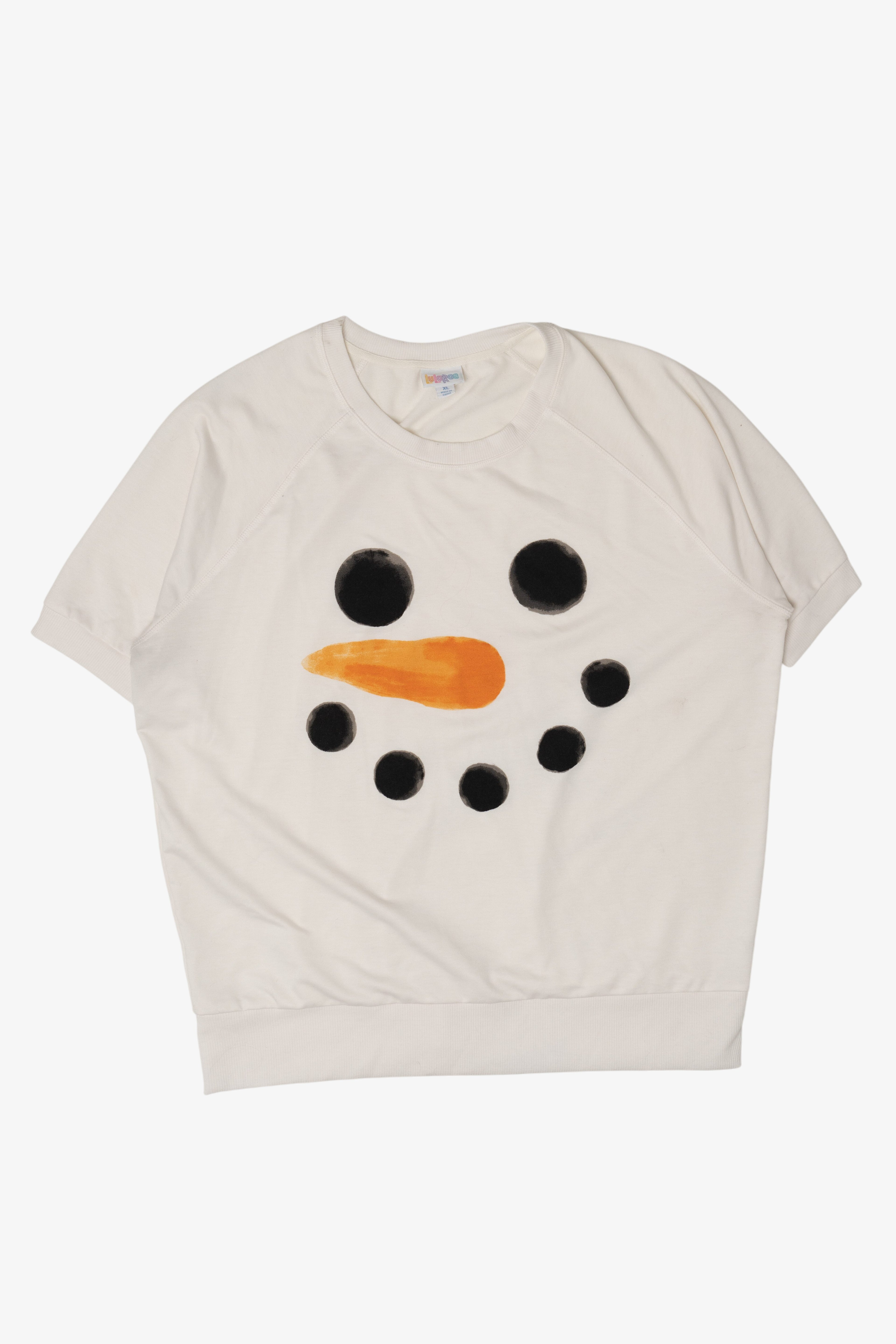 Vintage Snowman Face Ugly Christmas Sweatshirts (2010s)