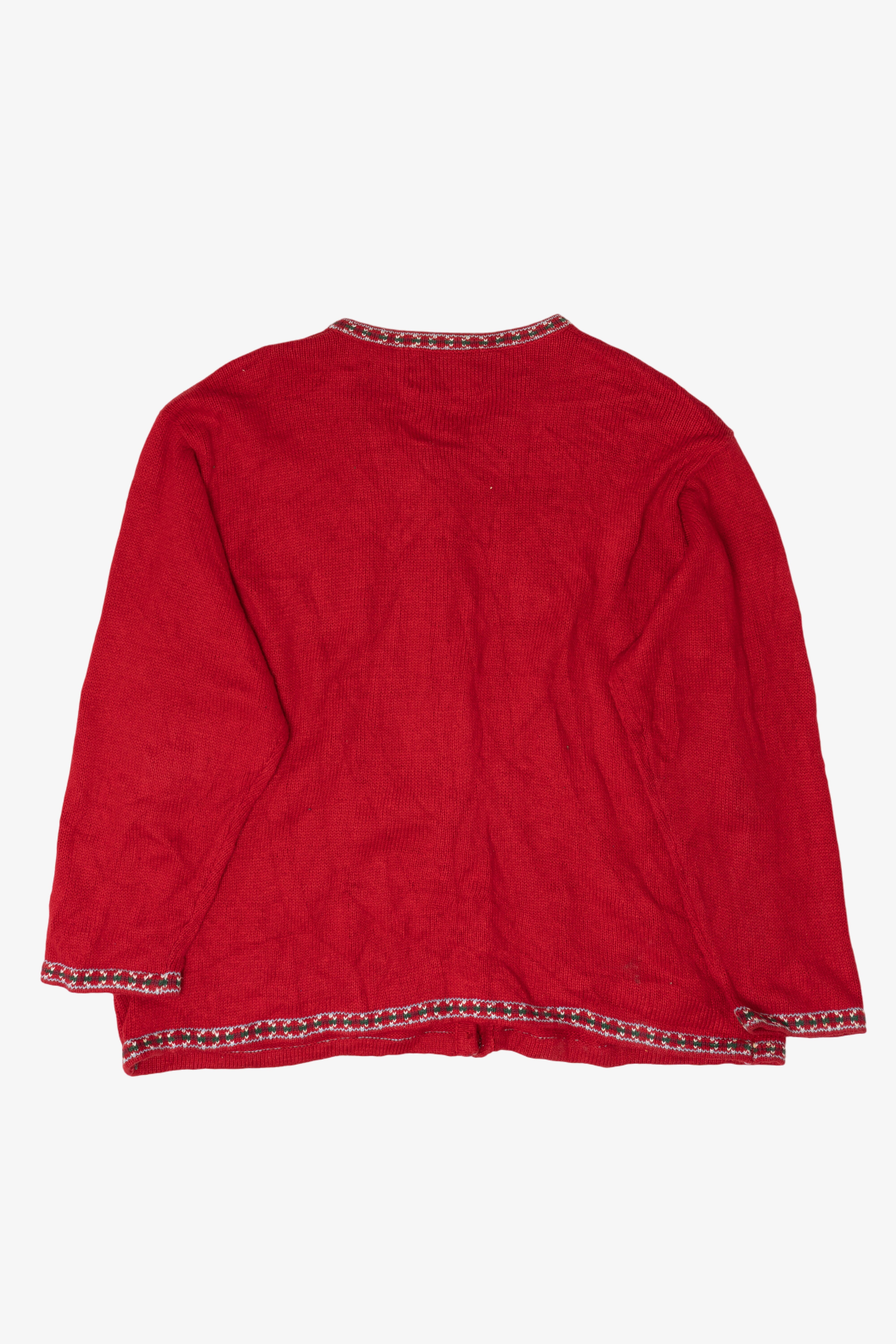 Vintage Tiara Women Ugly Christmas Cardigans (1990s)