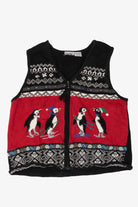Vintage Penguins Ugly Christmas Vest (1990s)