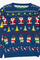 Modern Santa And Penguins Ugly Christmas Pullovers (2010s)