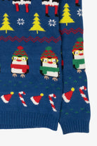 Modern Santa And Penguins Ugly Christmas Pullovers (2010s)