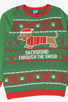 Modern "Dachshund Through The Snow" Ugly Christmas Pullovers (2010s)