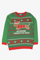 Modern "Dachshund Through The Snow" Ugly Christmas Pullovers (2010s)