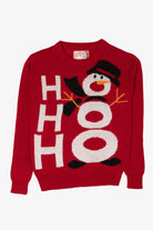 Modern "Ho Ho Ho" Snowman Ugly Christmas Sweaters (2010s)