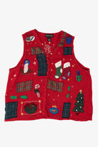 Vintage Hampshire Studio Ugly Christmas Vest (1990s)