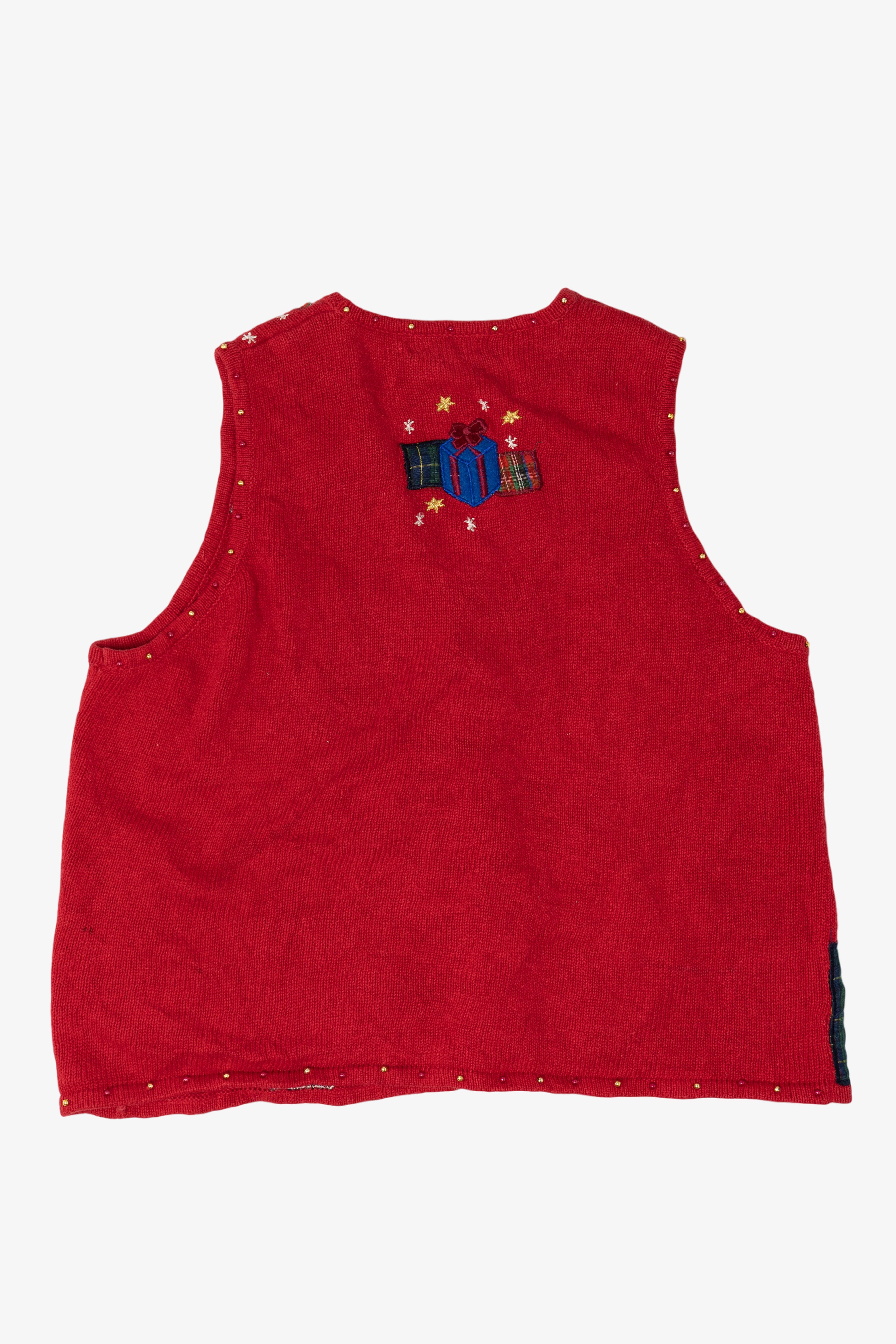 Vintage Hampshire Studio Ugly Christmas Vest (1990s)
