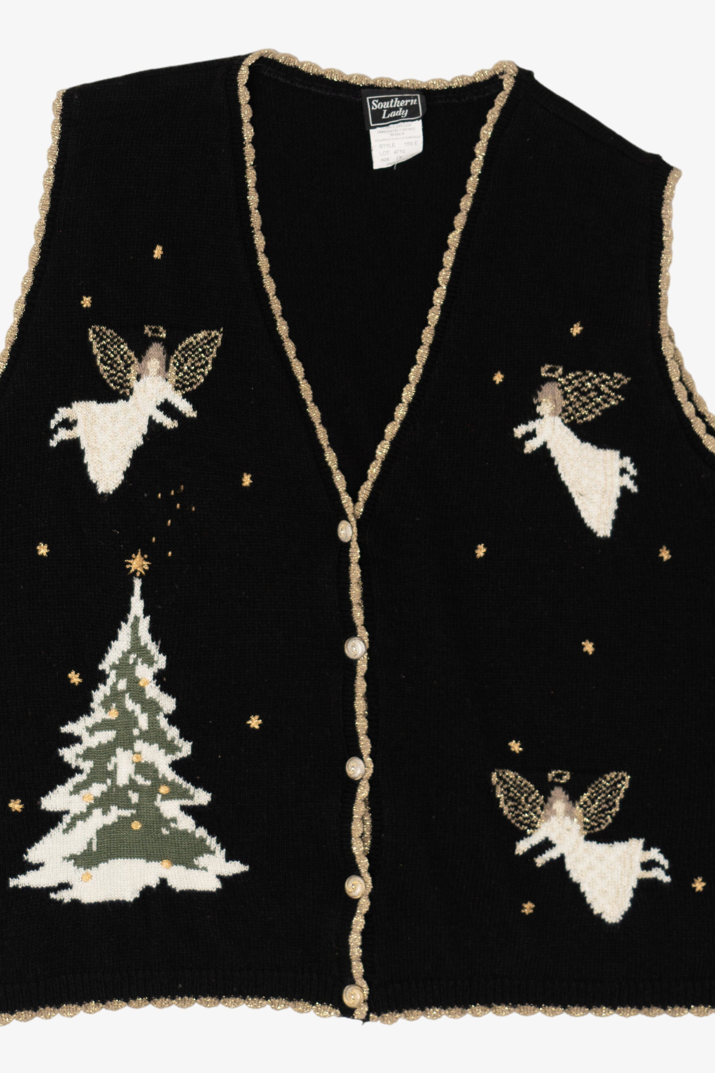 Vintage Southern Lady Ugly Christmas Vest (1990s)