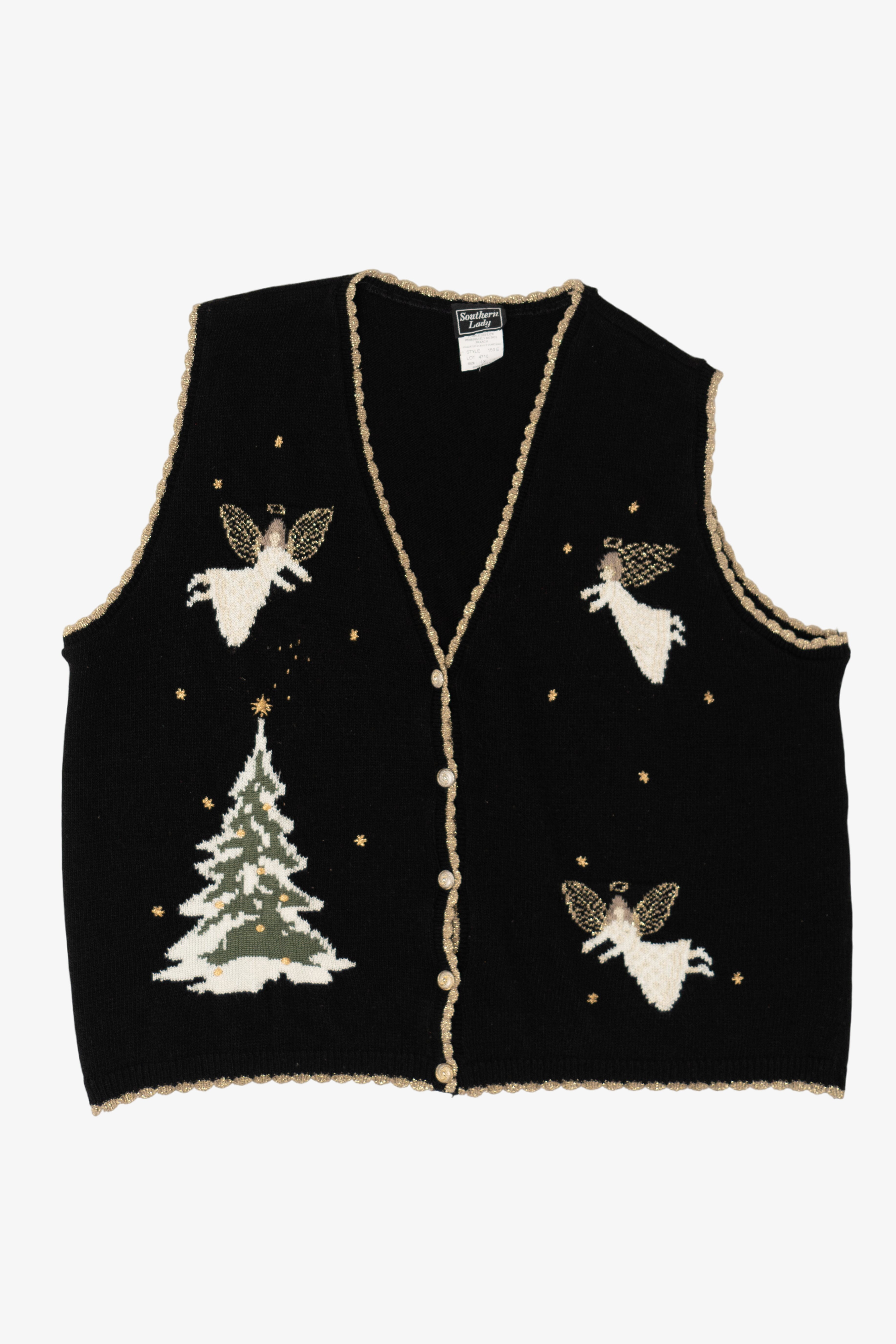 Vintage Southern Lady Ugly Christmas Vest (1990s)