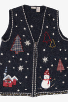 Vintage Northcrest Ugly Christmas Vest (1990s)