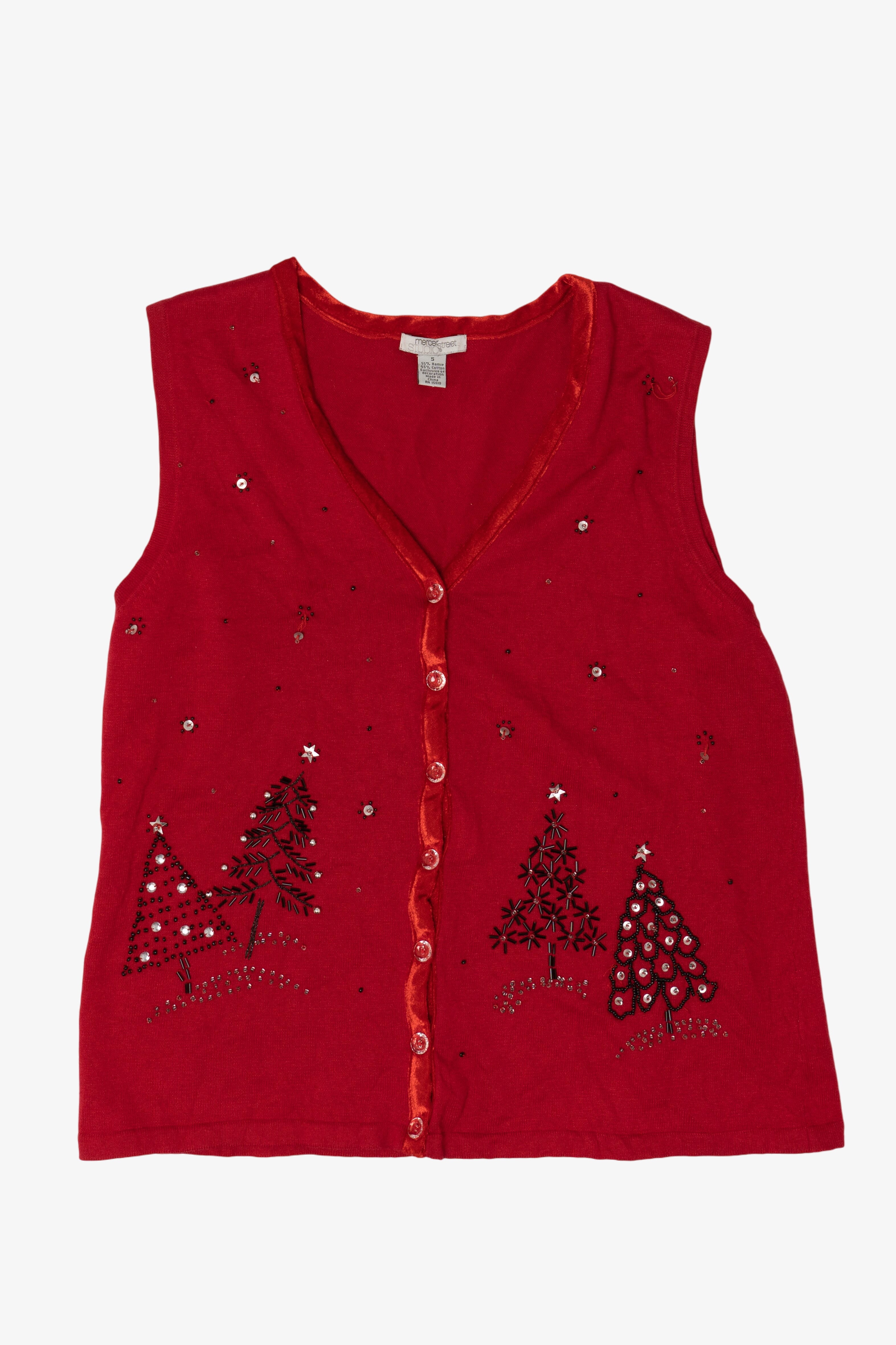Vintage Mercer Street Ugly Christmas Vest (1990s)