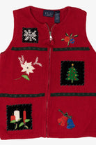 Vintage Crazy Horse Ugly Christmas Vest (2000s)