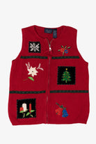 Vintage Crazy Horse Ugly Christmas Vest (2000s)