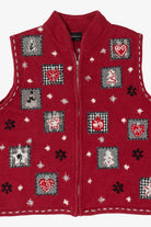 Vintage Erika Ugly Christmas Vest (2000s)