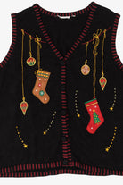 Vintage Stockings Ugly Christmas Vest (2000s)