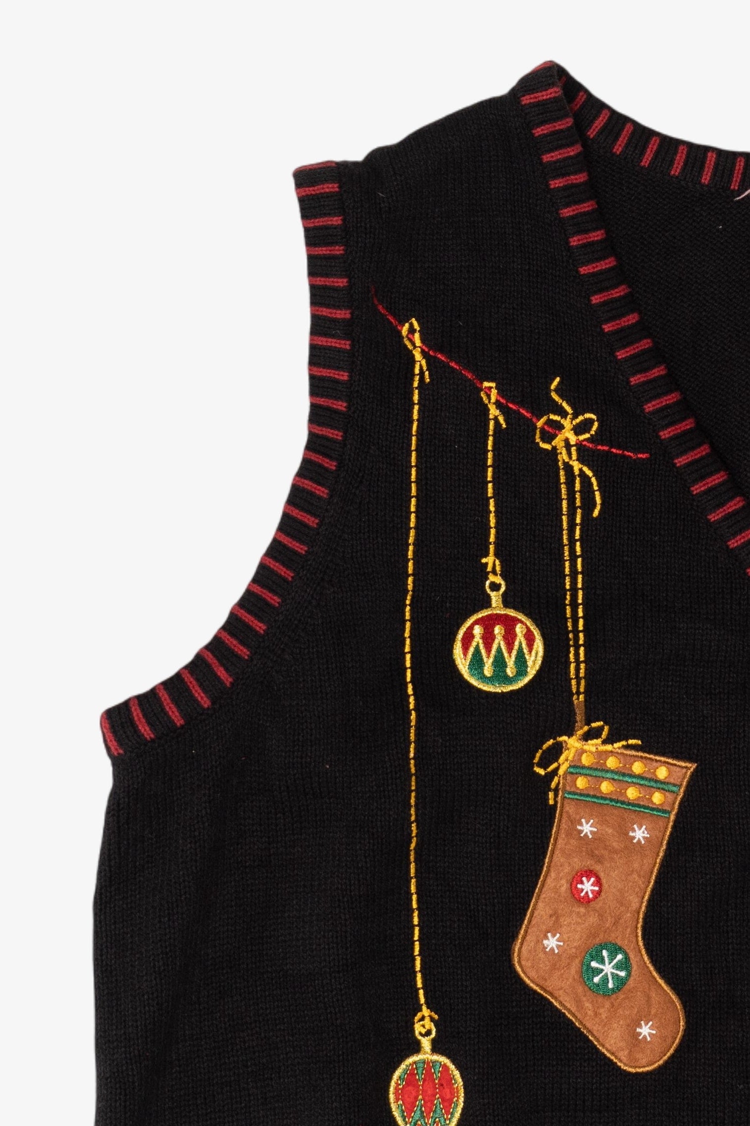 Vintage Stockings Ugly Christmas Vest (2000s)