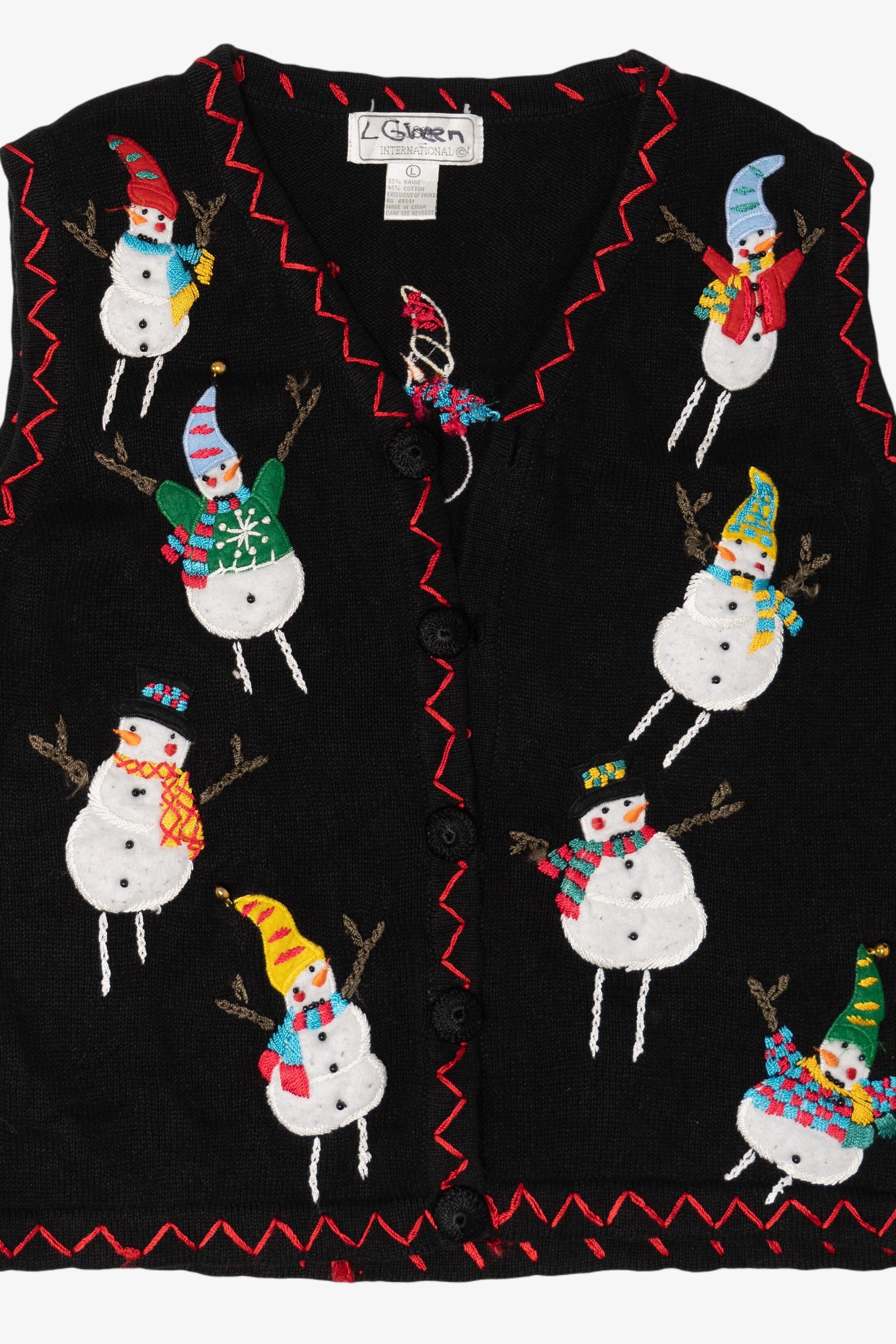 Vintage Lisa International Ugly Christmas Vest (2000s)
