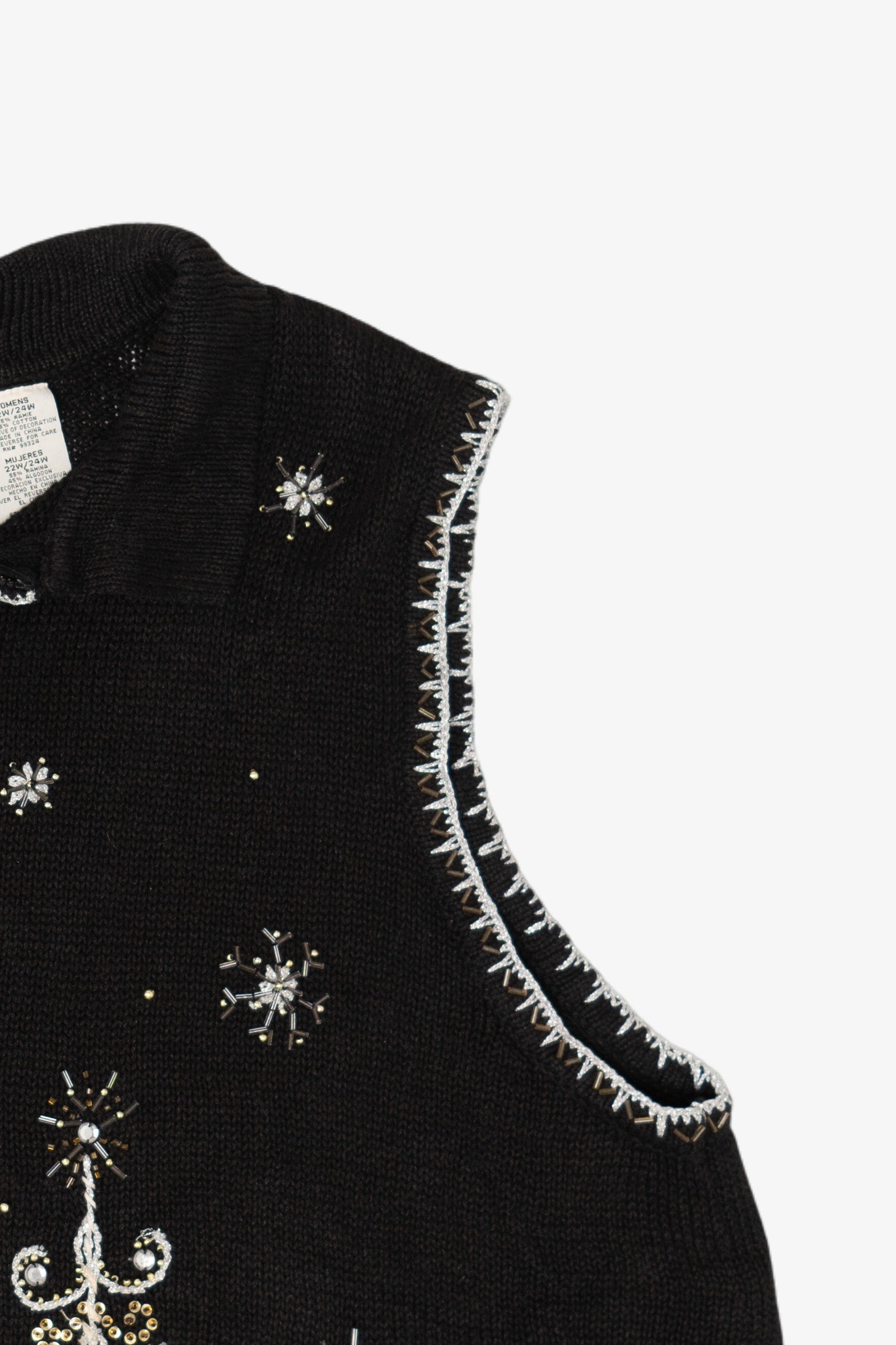 Vintage White Stag Ugly Christmas Vest (2000s)