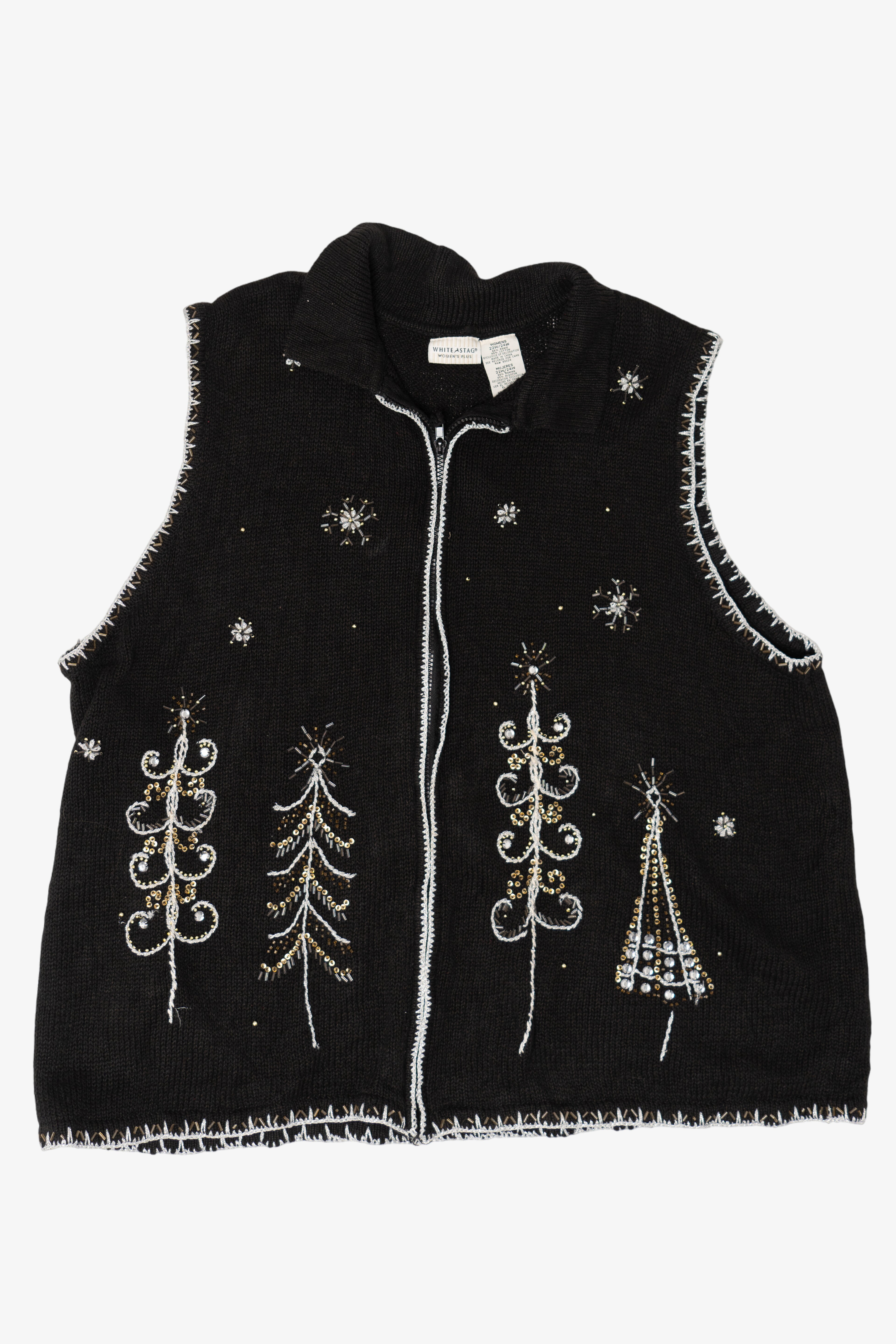 Vintage White Stag Ugly Christmas Vest (2000s)