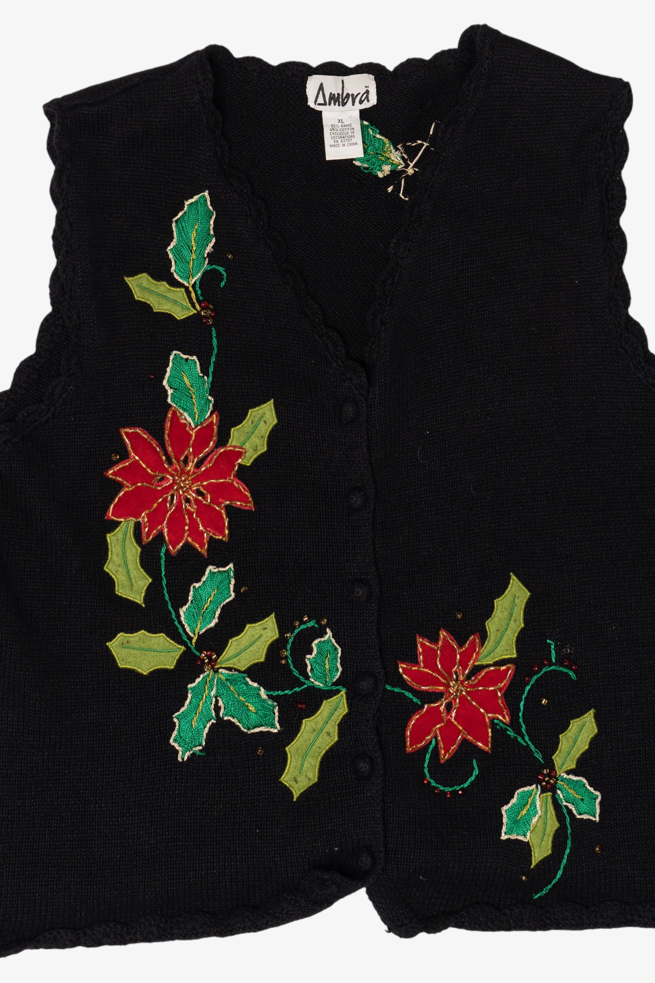 Vintage Ambra Ugly Christmas Vest (2000s)