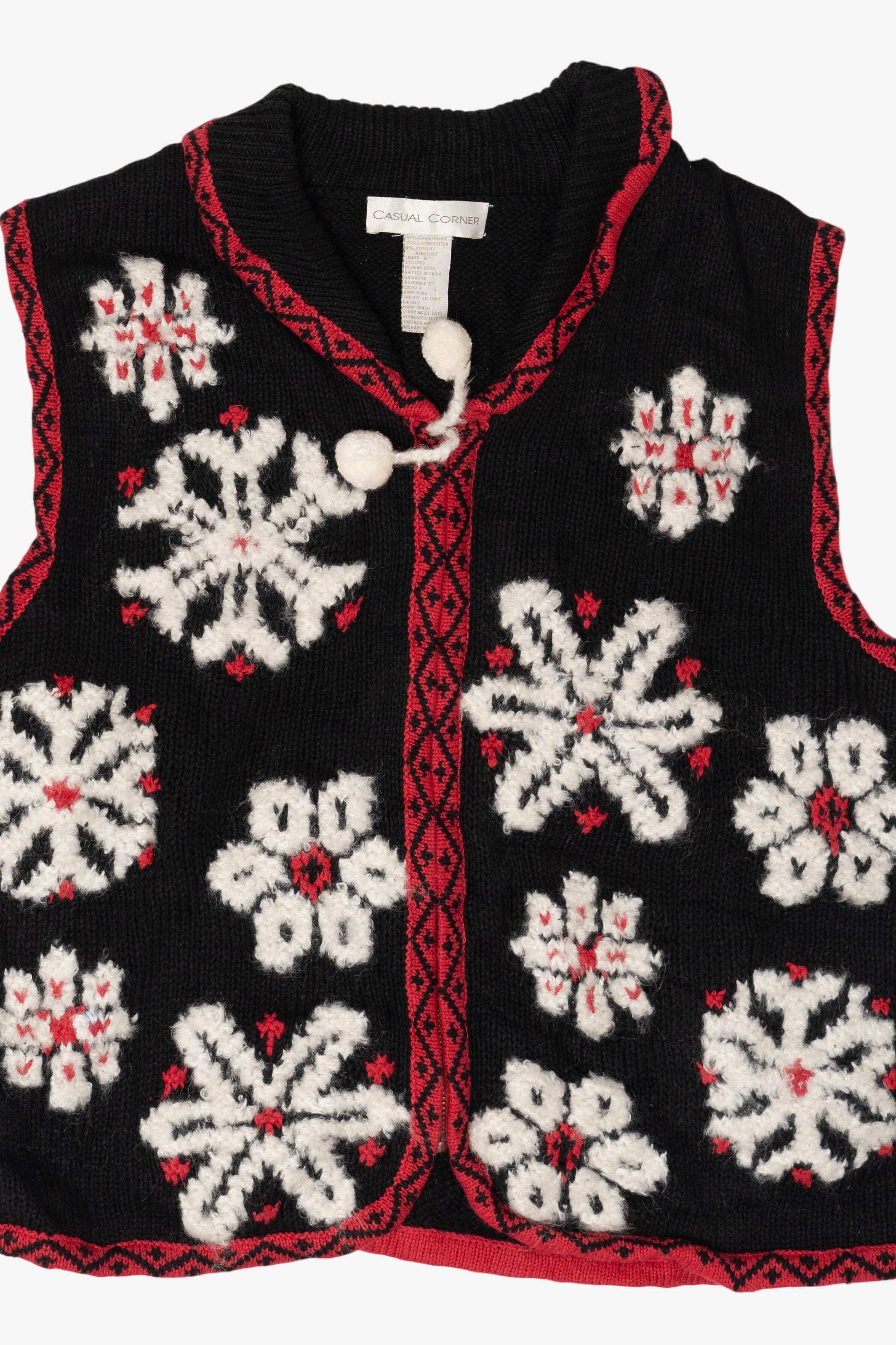 Vintage Casual Corner Ugly Christmas Vest (1990s)
