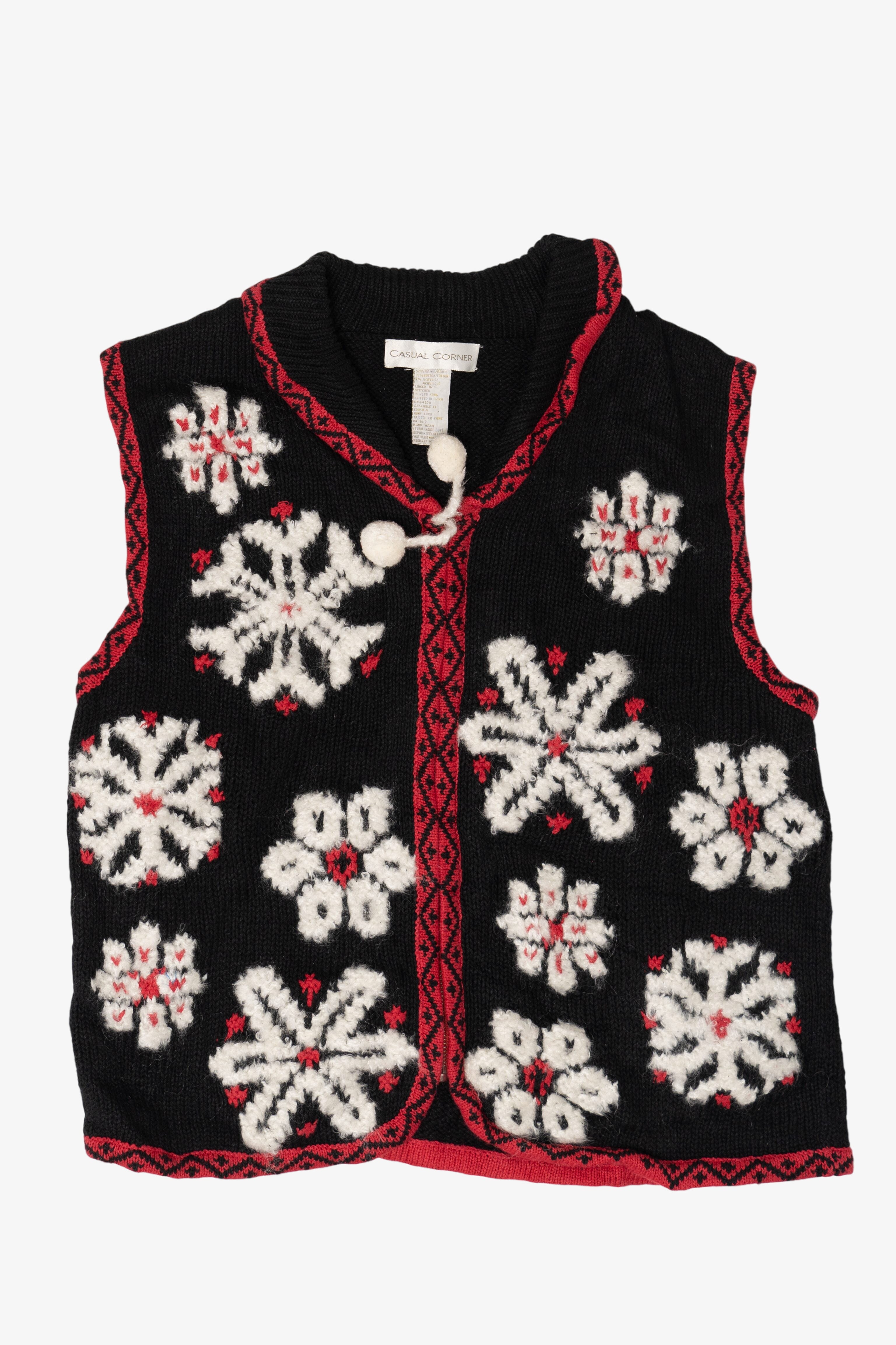 Vintage Casual Corner Ugly Christmas Vest (1990s)