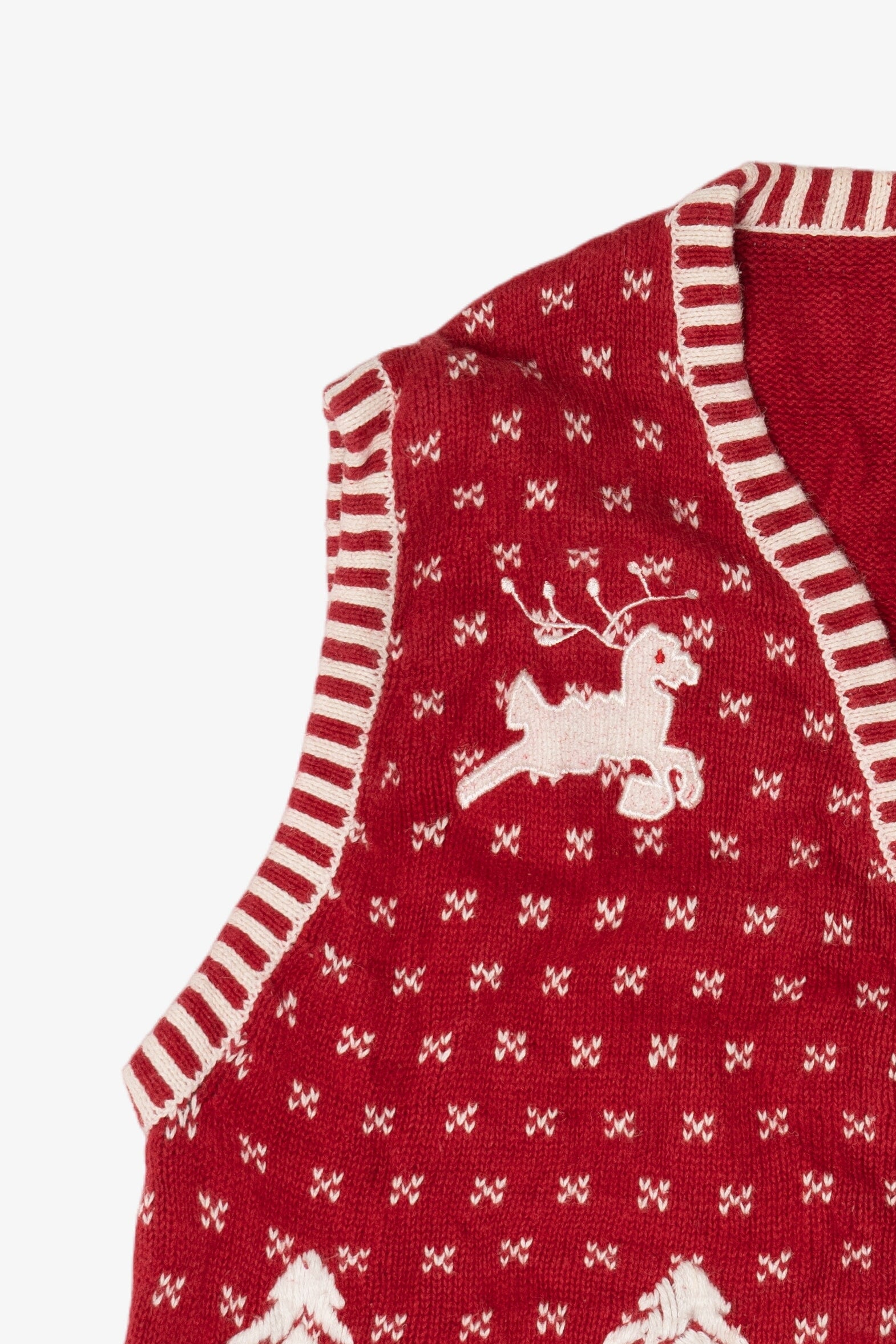 Vintage Reindeer Ugly Christmas Vest (2000s)