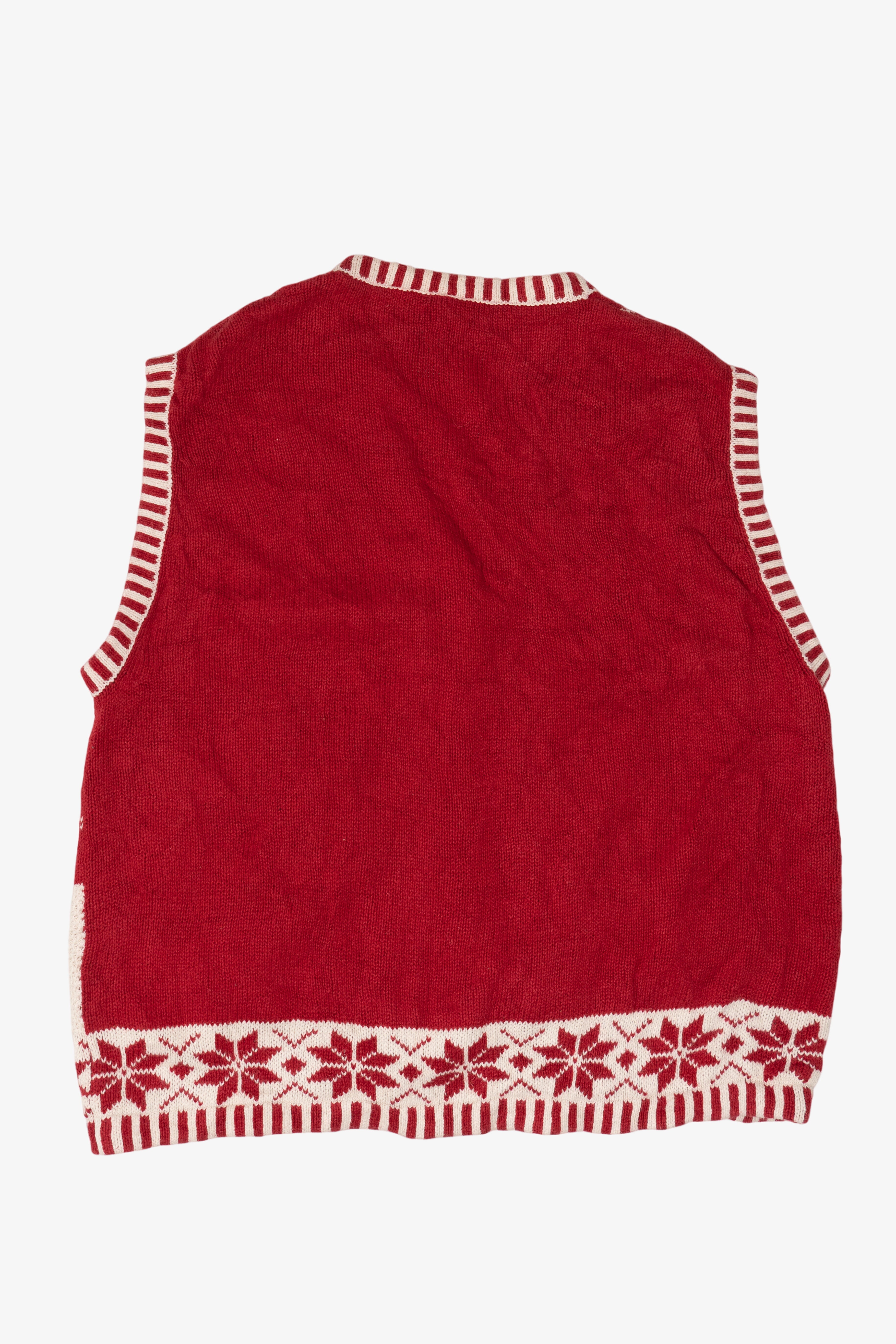 Vintage Reindeer Ugly Christmas Vest (2000s)