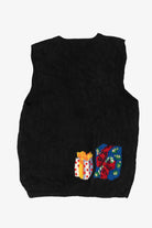 Vintage Hand Knit Ugly Christmas Vest (1990s)