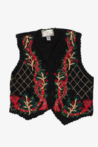Vintage Holly Ugly Christmas Vest (1990s)