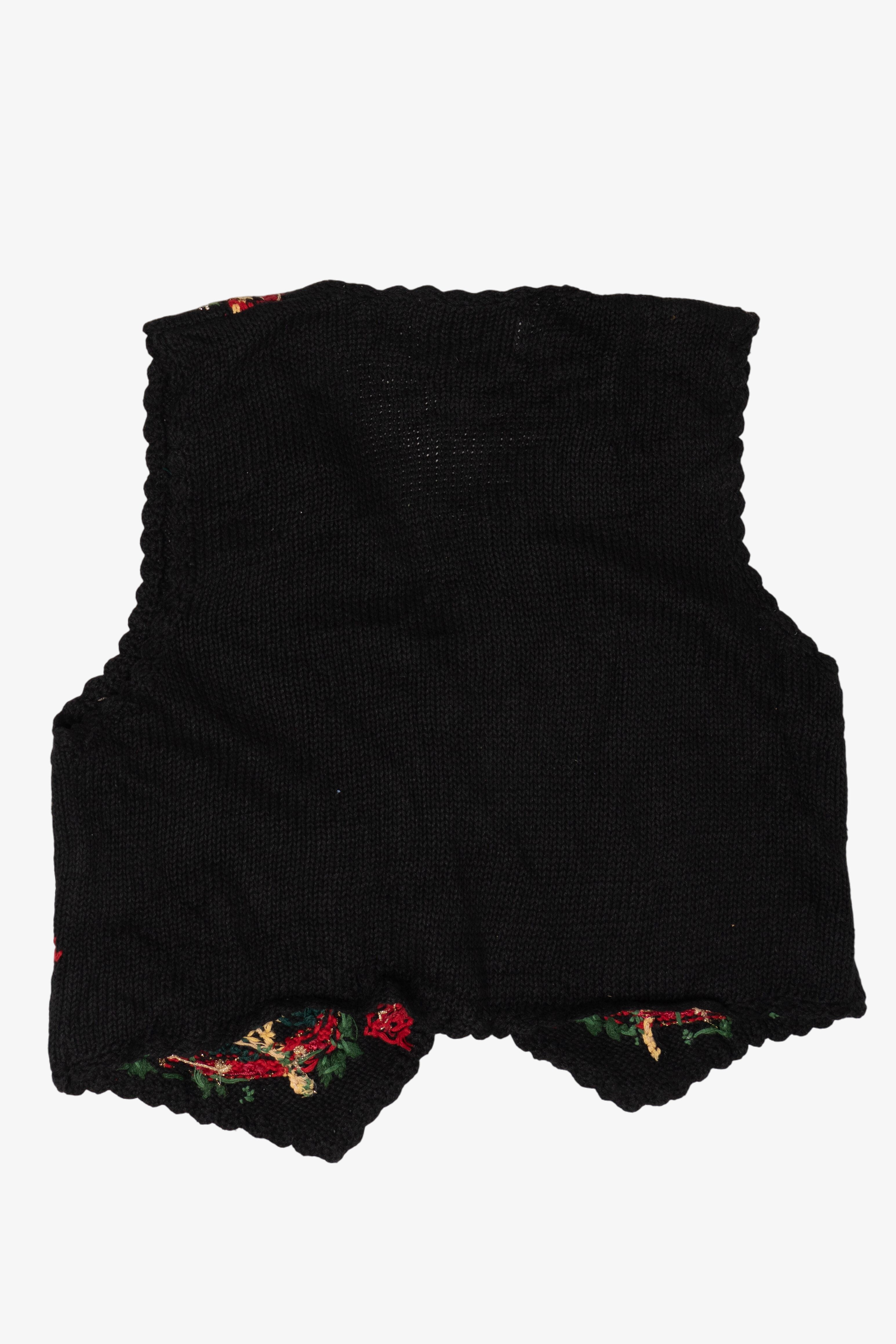 Vintage Holly Ugly Christmas Vest (1990s)