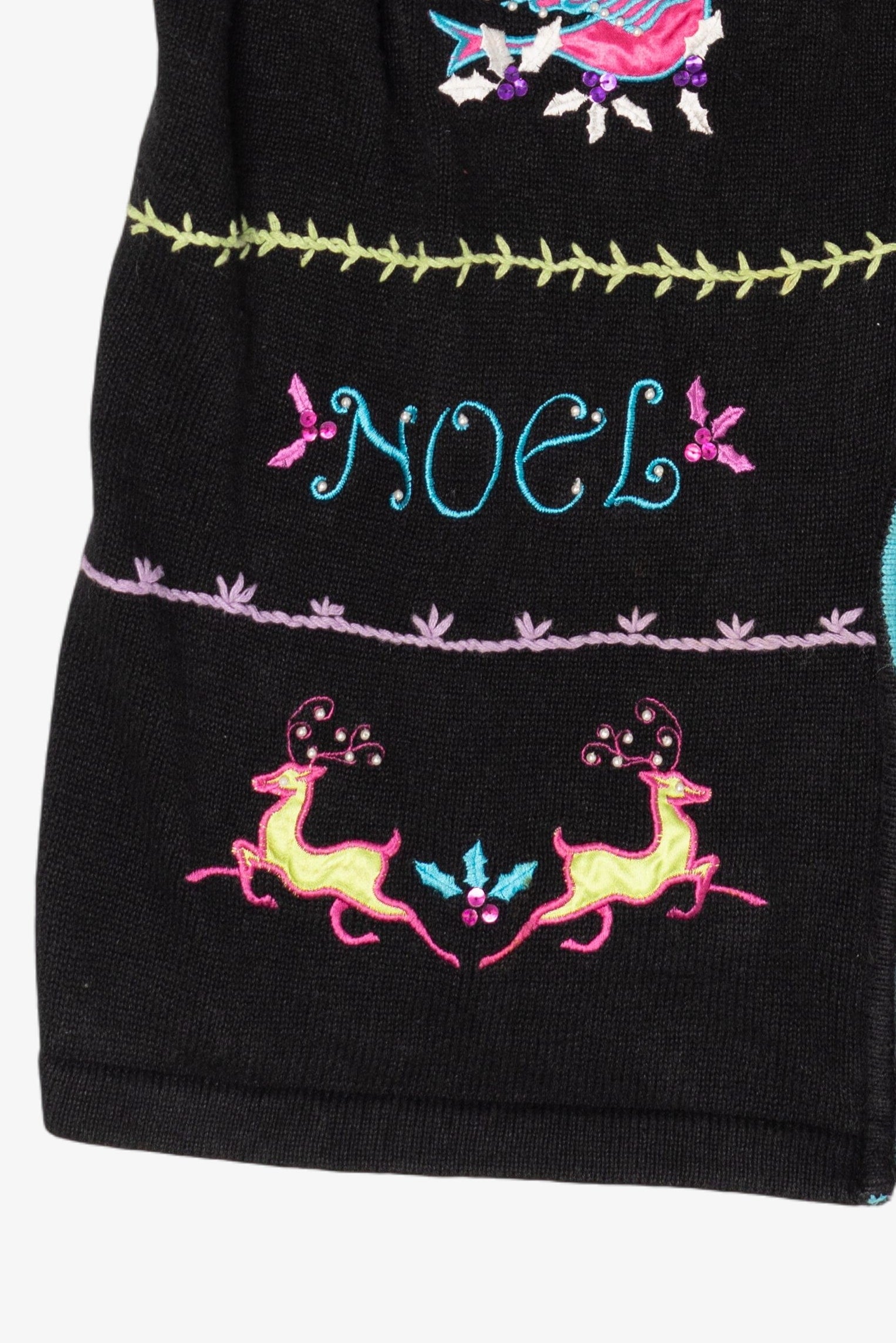 Vintage Merry & Bright Ugly Christmas Vest (2000s)