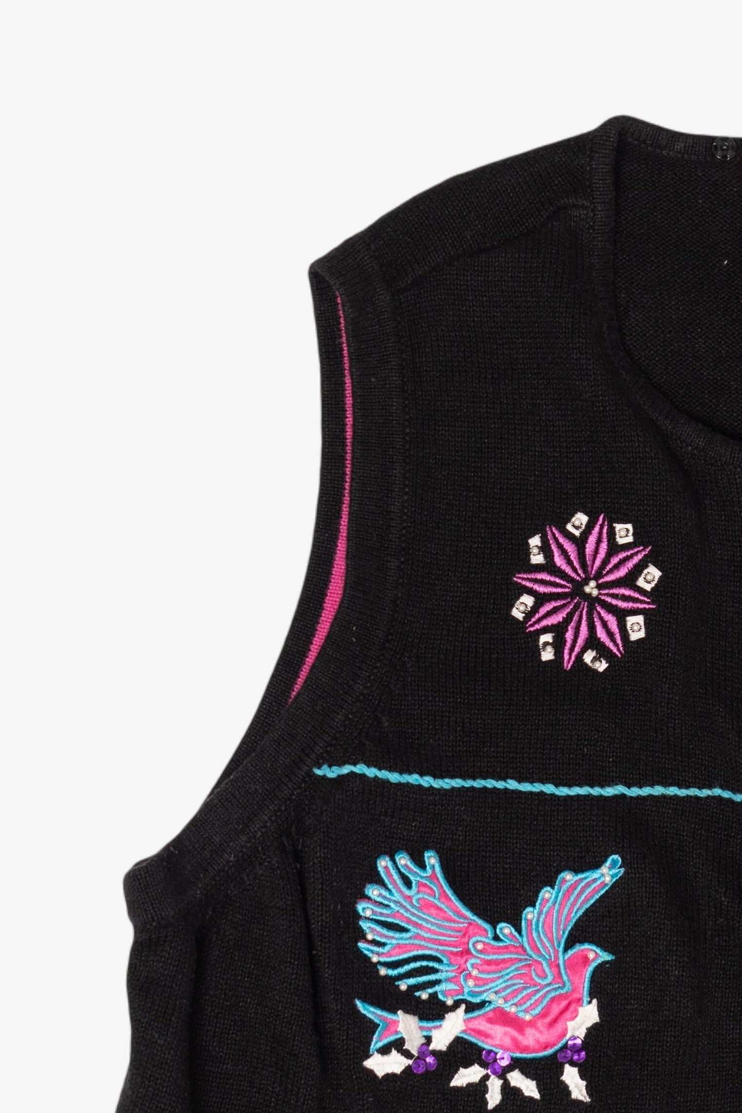 Vintage Merry & Bright Ugly Christmas Vest (2000s)