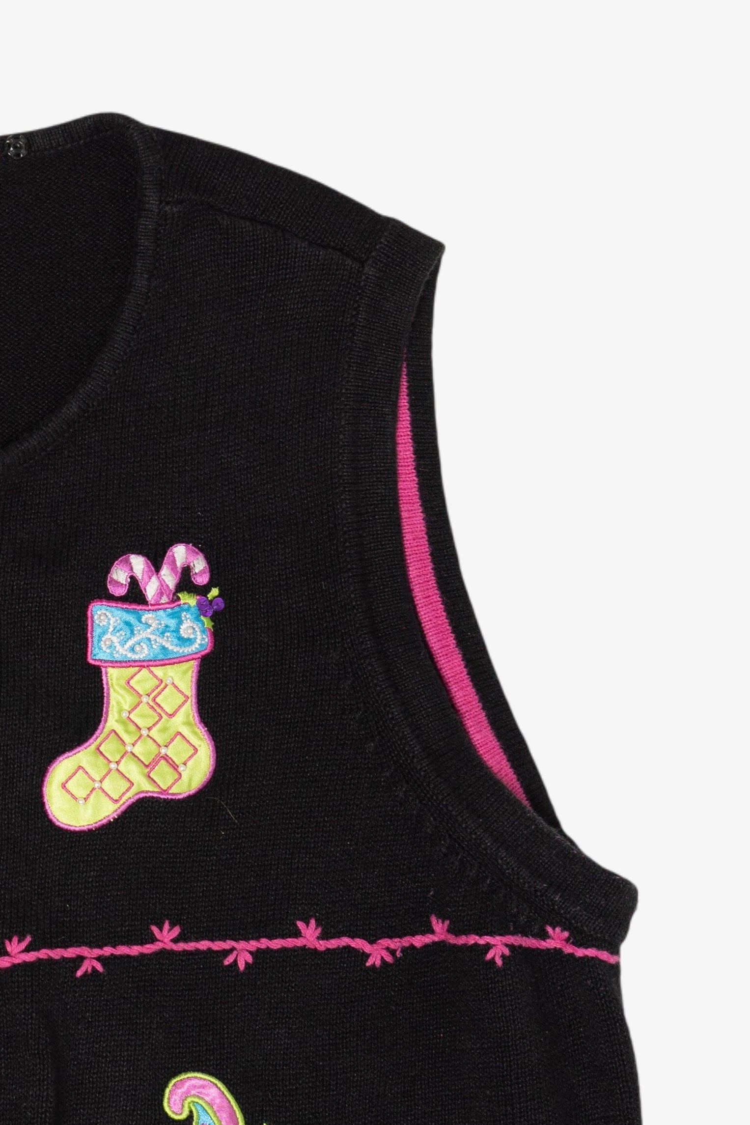 Vintage Merry & Bright Ugly Christmas Vest (2000s)