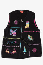 Vintage Merry & Bright Ugly Christmas Vest (2000s)