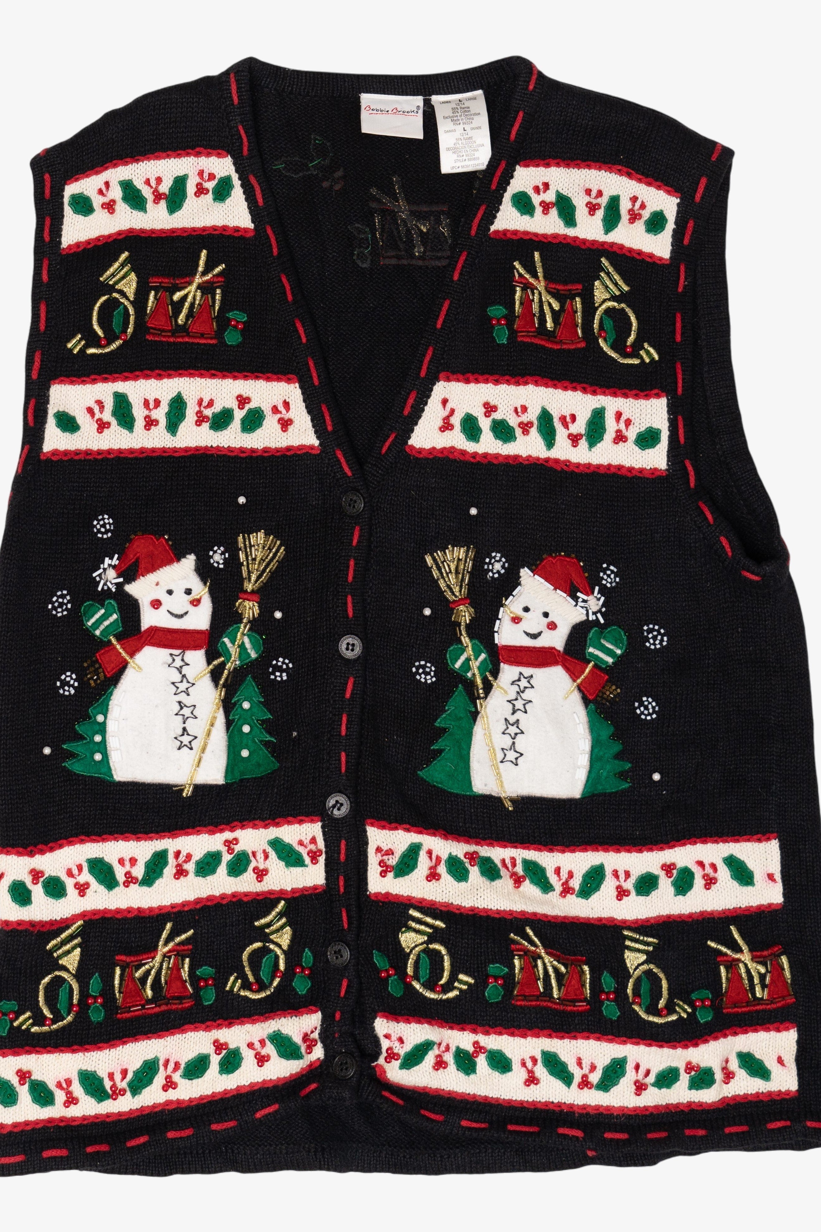 Vintage Bobbie Brooks Ugly Christmas Vest (2000s)