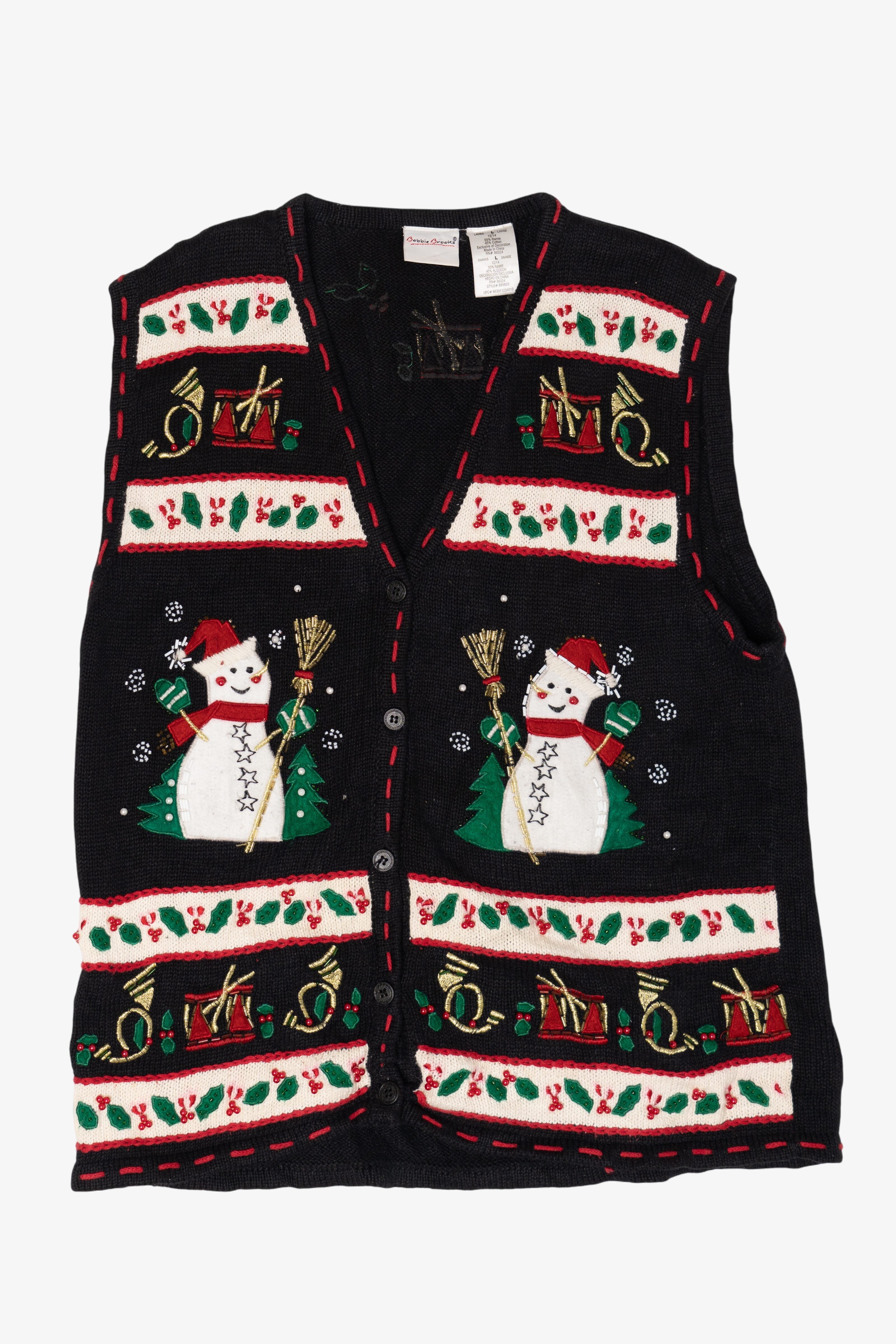 Vintage Bobbie Brooks Ugly Christmas Vest (2000s)