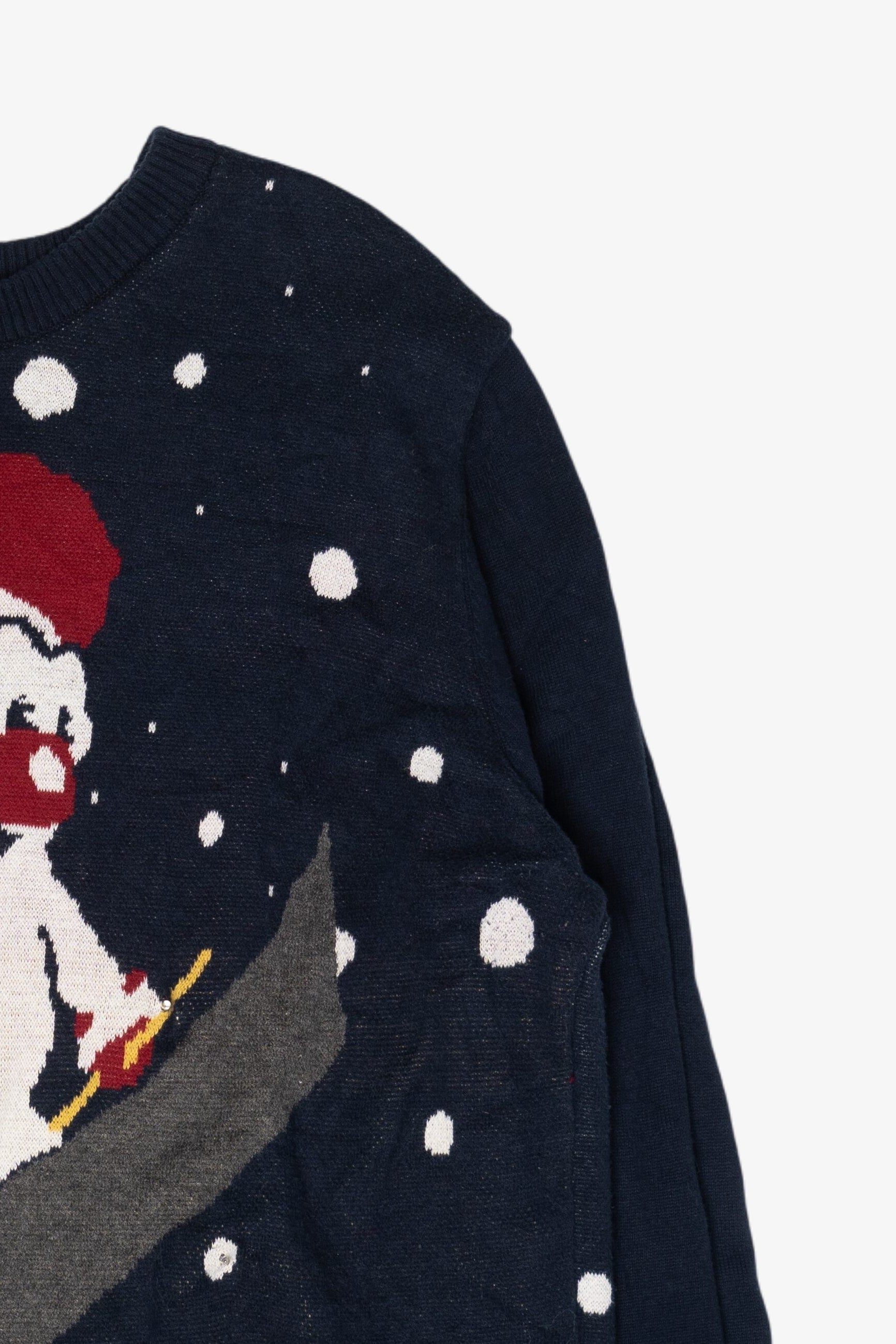 Modern Skiing Snowman Ugly Christmas Pullovers (2010s)