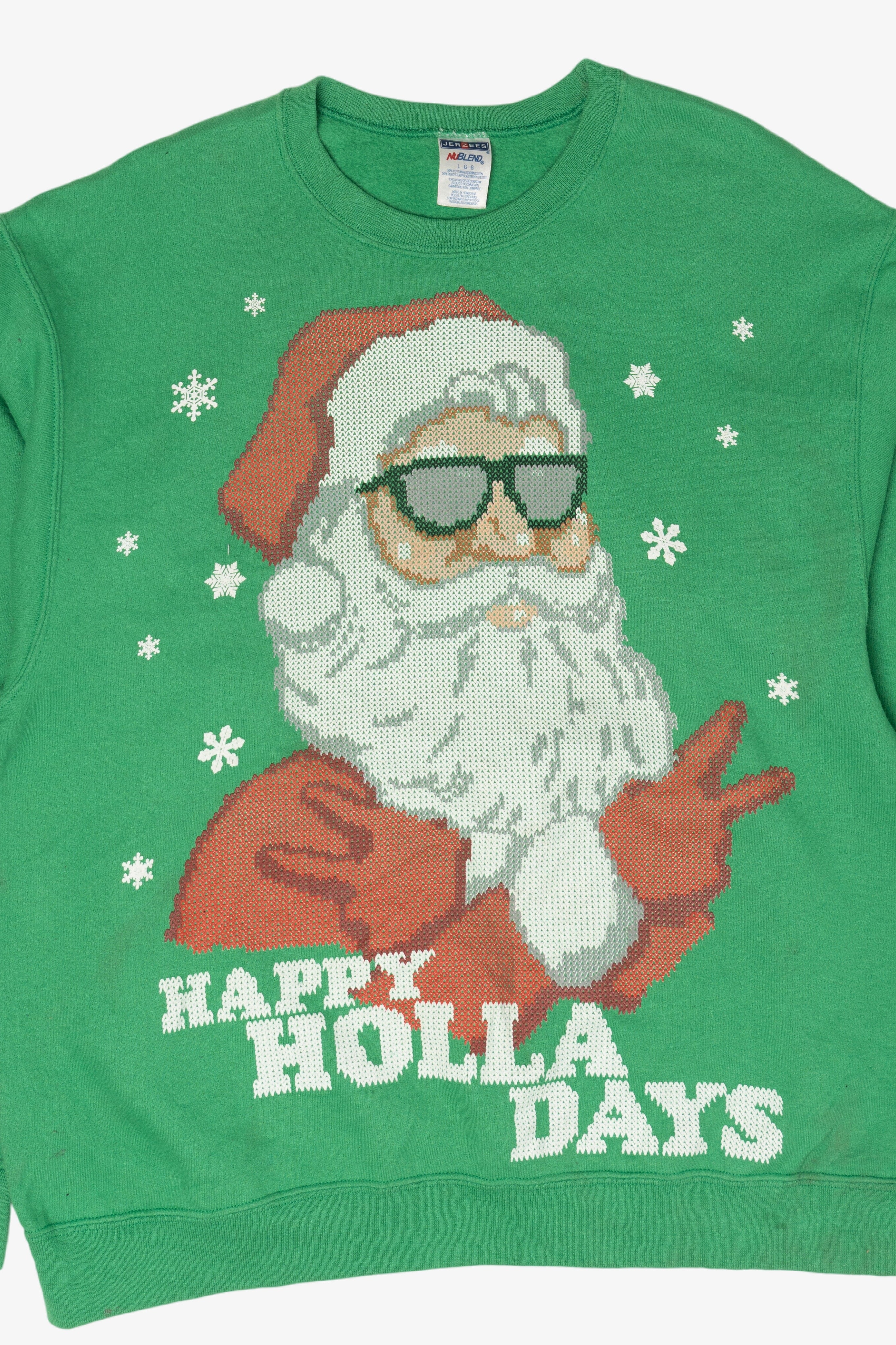 Modern "Happy Holla Days" Ugly Christmas Sweatshirts (2010s)
